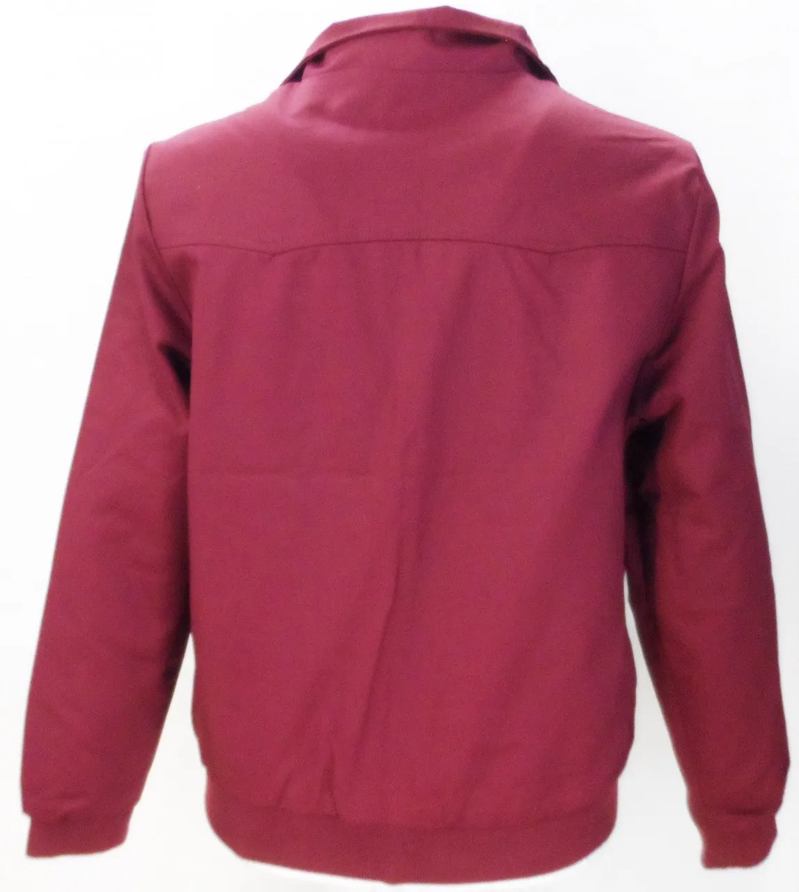 Merc Mens Burgundy Harrington Jacket