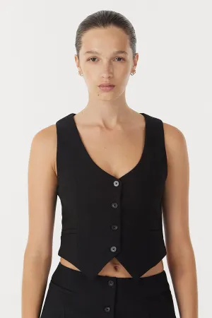 METROPOLIS WAISTCOAT | BLACK