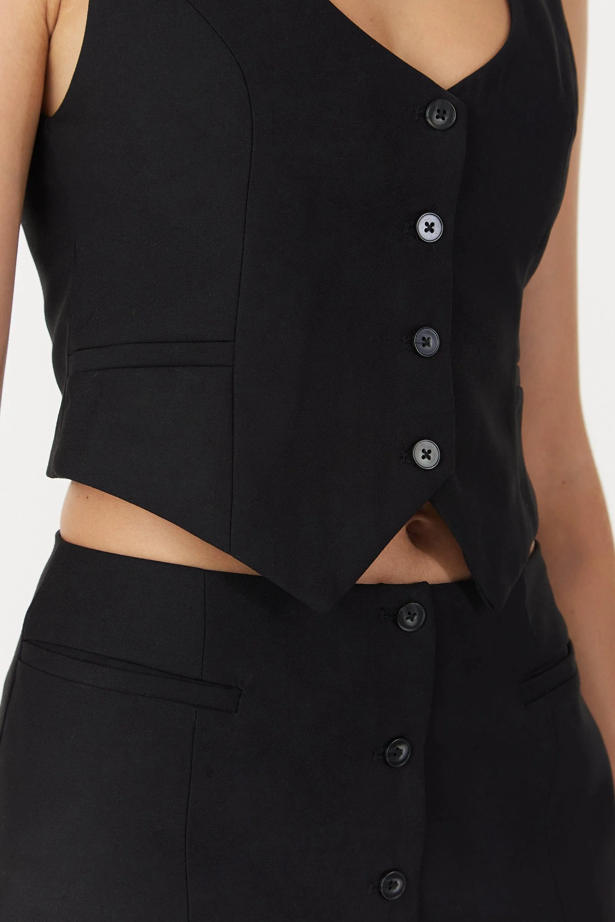 METROPOLIS WAISTCOAT | BLACK