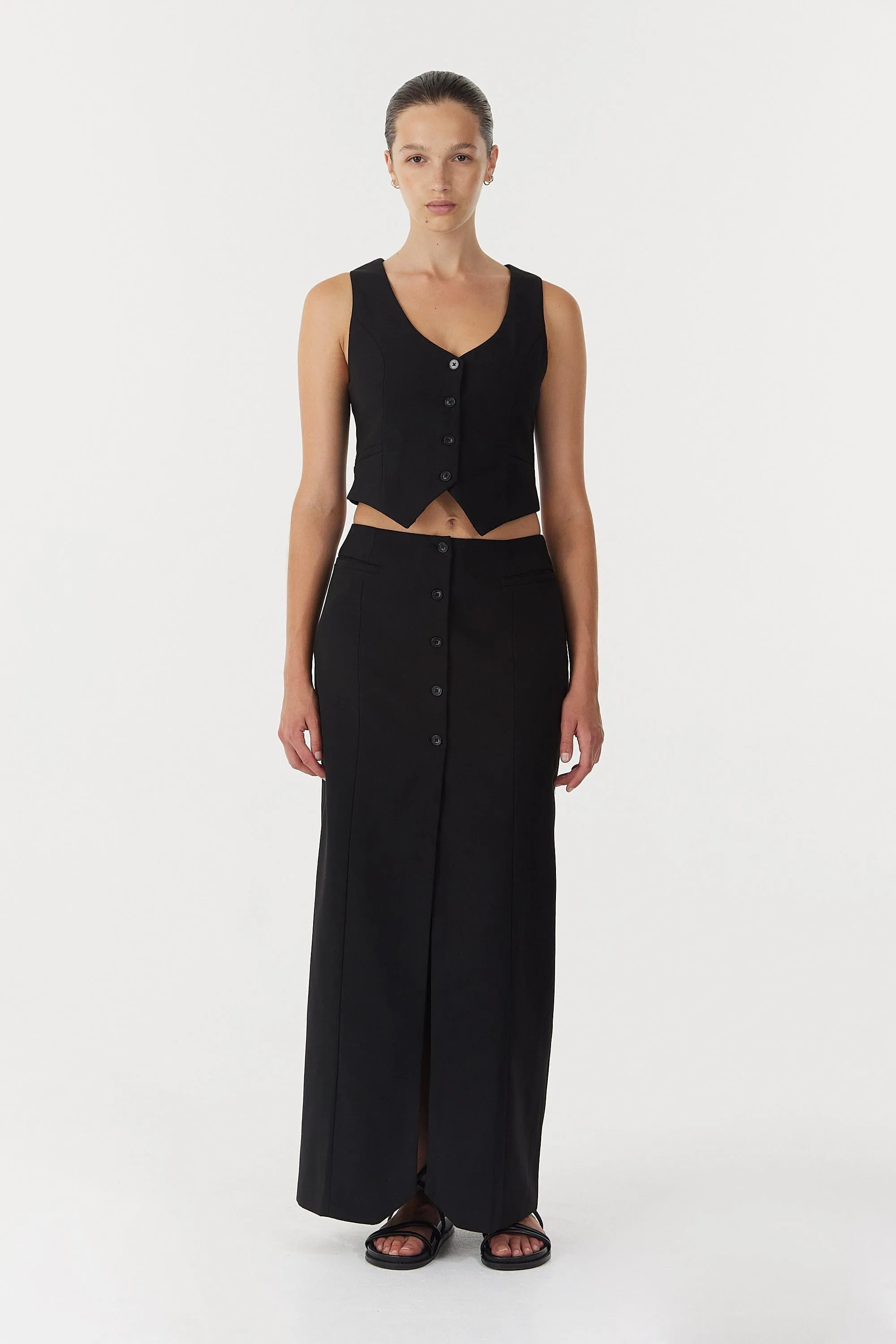METROPOLIS WAISTCOAT | BLACK