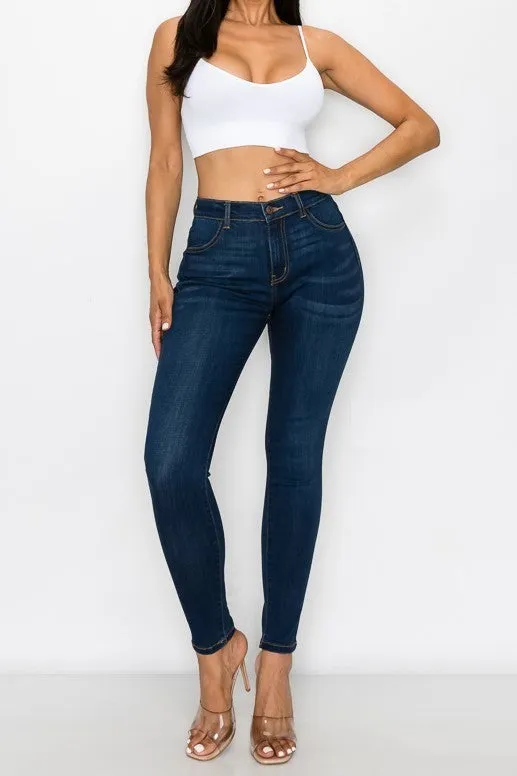 MID RISE STRETCH WOMENS JEANS