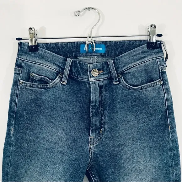 M.i.h. Niki High Rise Cropped Jeans Embroidered