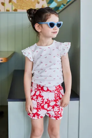 Milky | Raspberry Shorts | Size 2-7