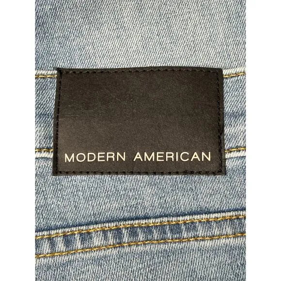 Modern American NWT Emmy High Flare Jeans Size 26 Cape Blue Stretch Retro 90s