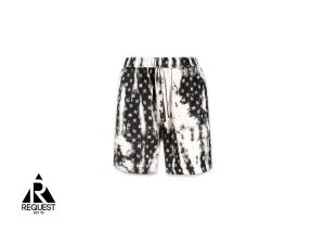 Monogram Pattern Shorts "Black White"