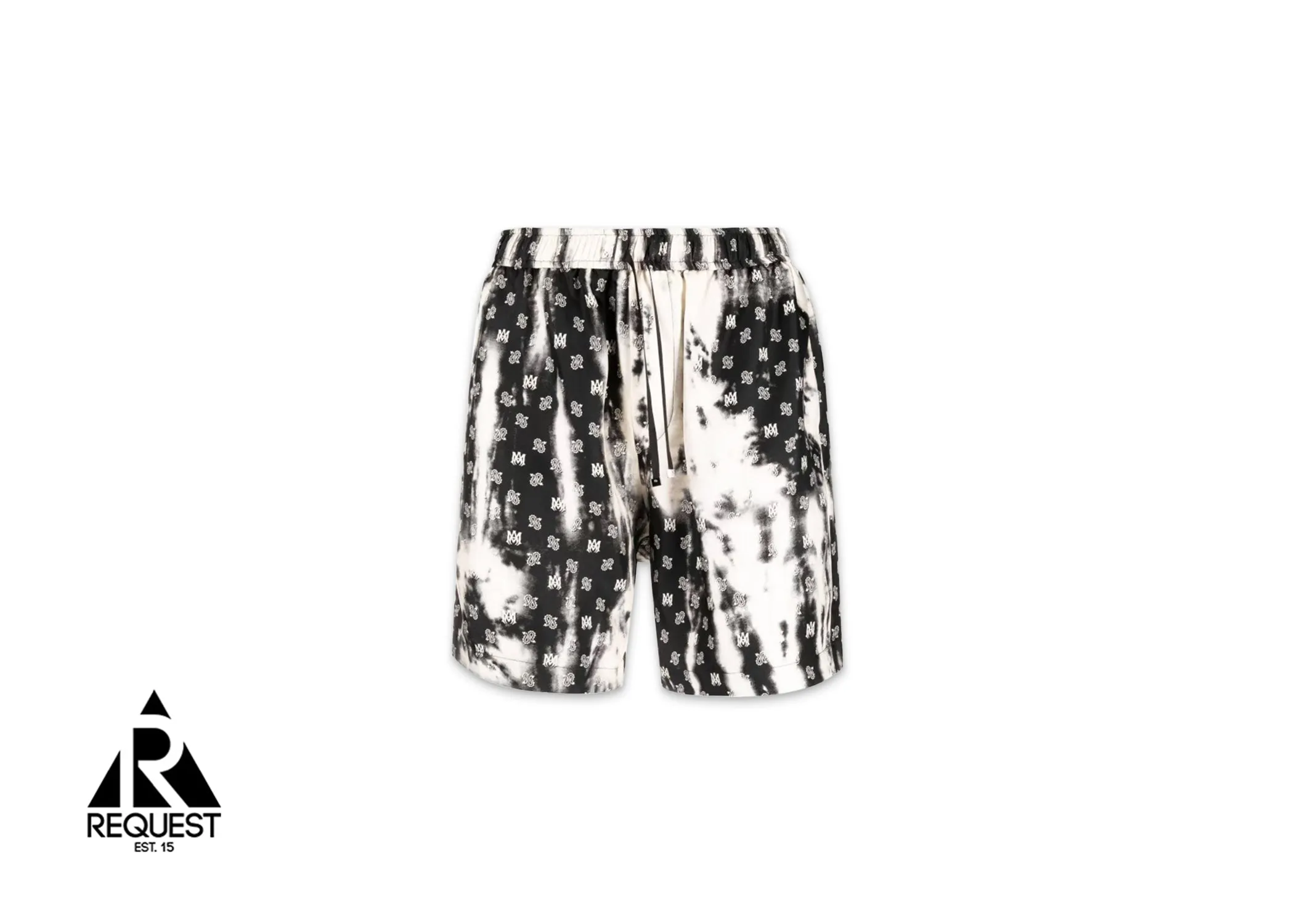 Monogram Pattern Shorts "Black White"