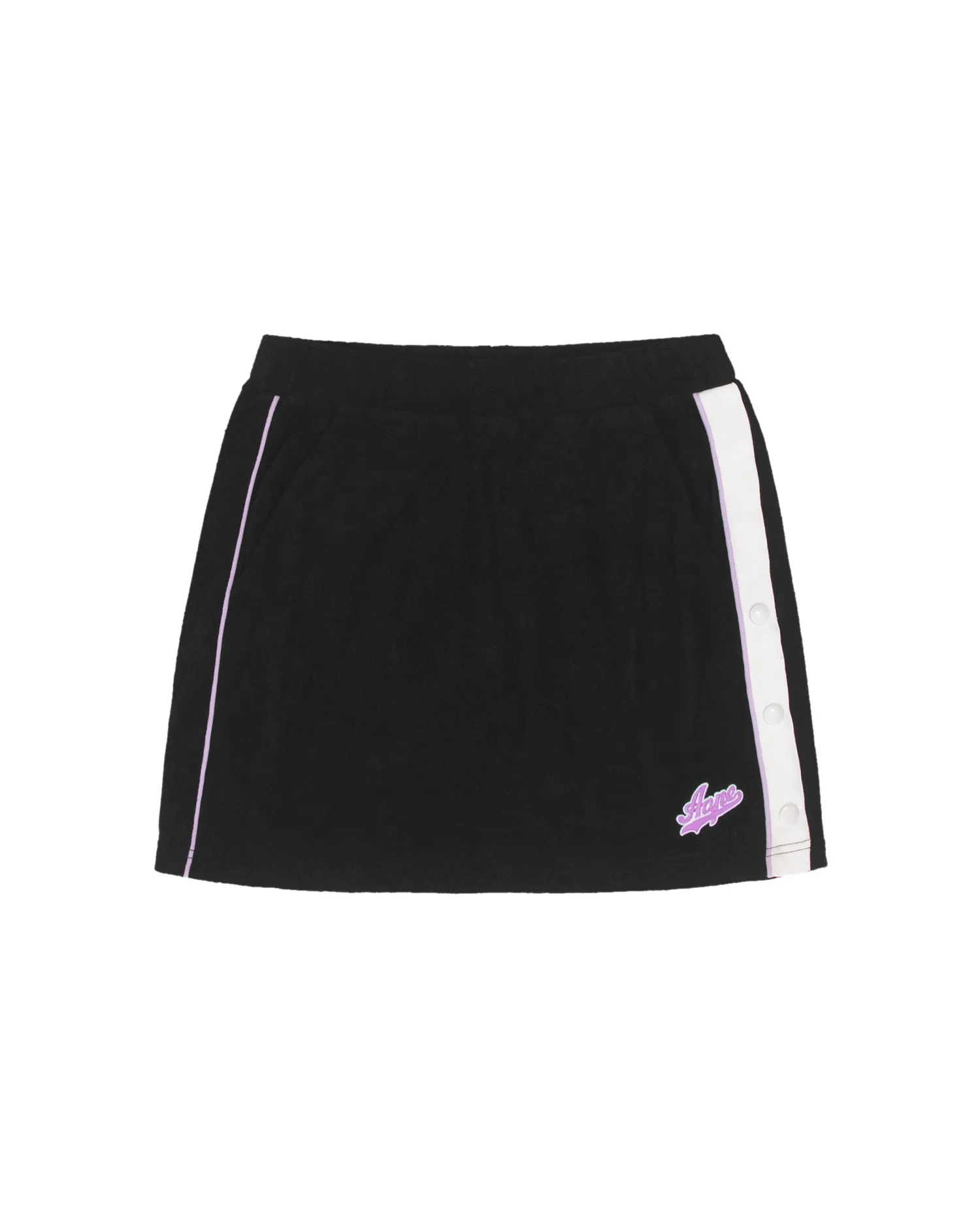 Moonface textured mini skirt