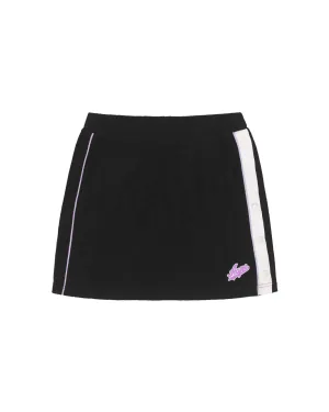 Moonface textured mini skirt