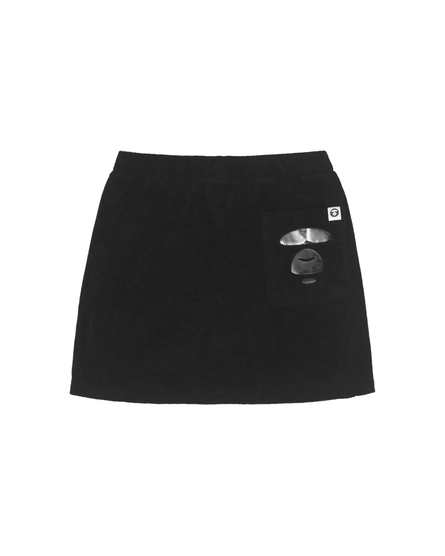 Moonface textured mini skirt