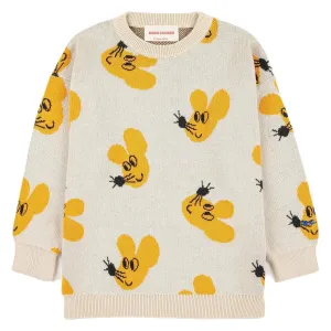 Mouse All Over Jacquard Cotton Jumper