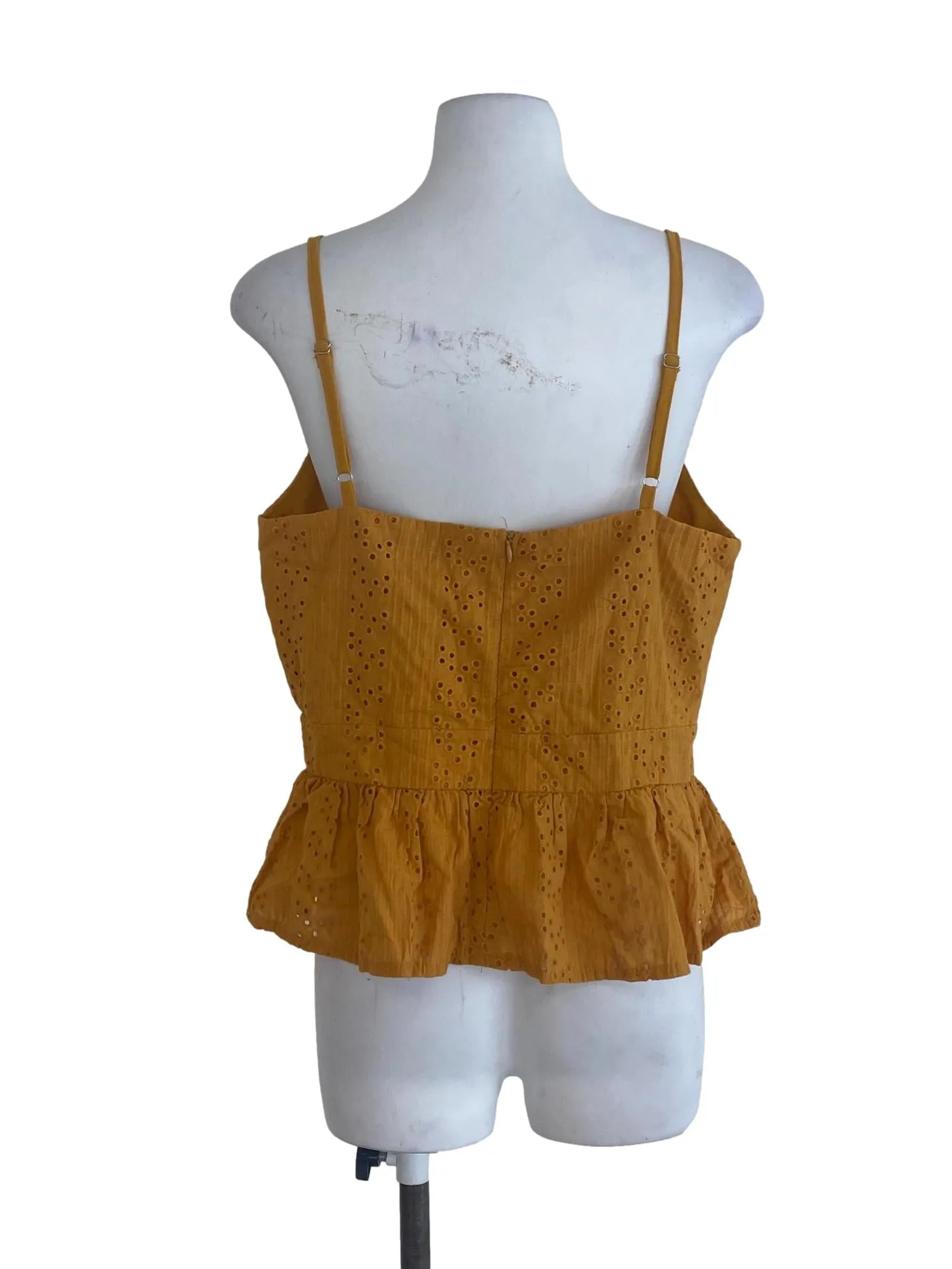 Mustard Floral Textured Top