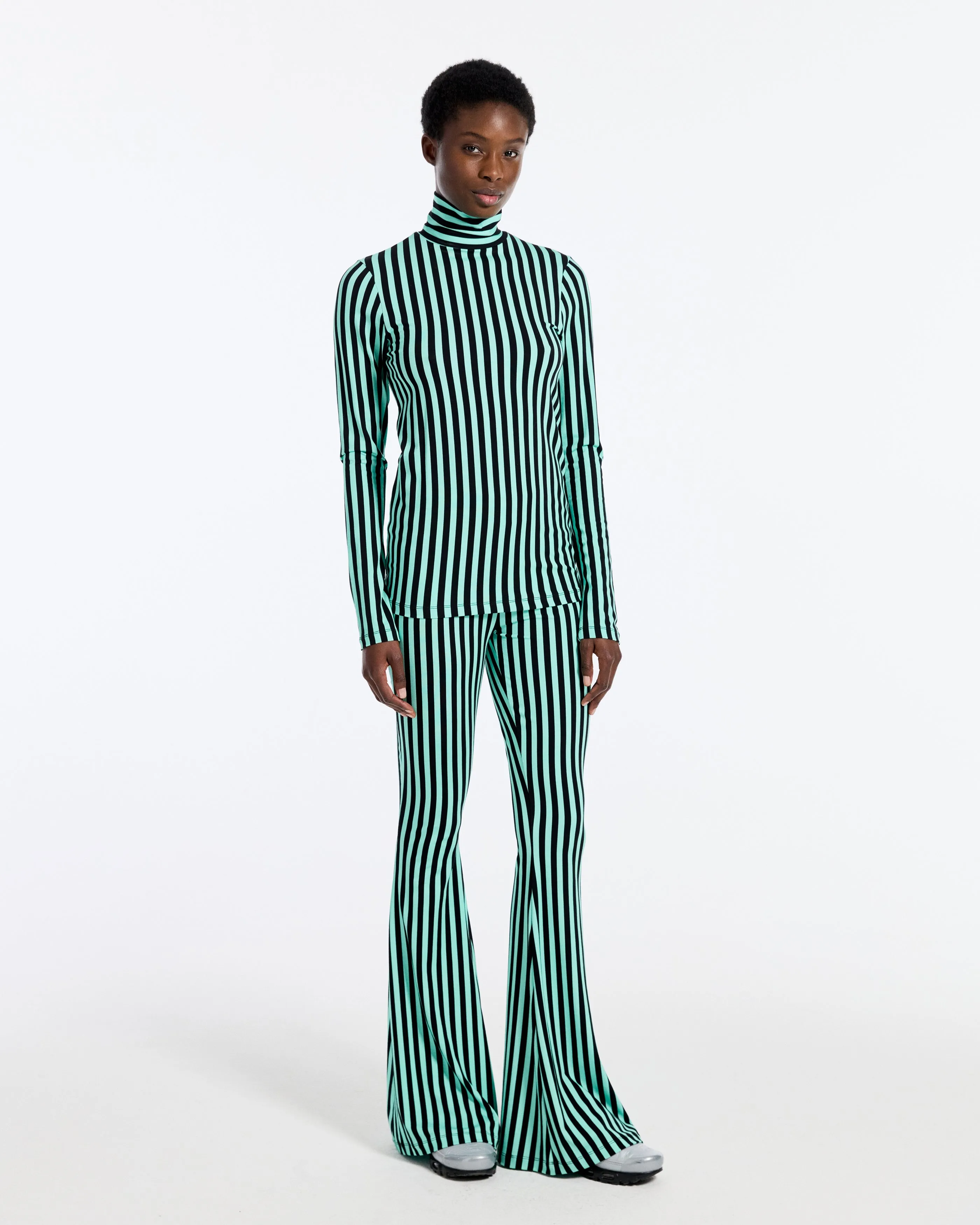 Neva Flared Broek | Mint