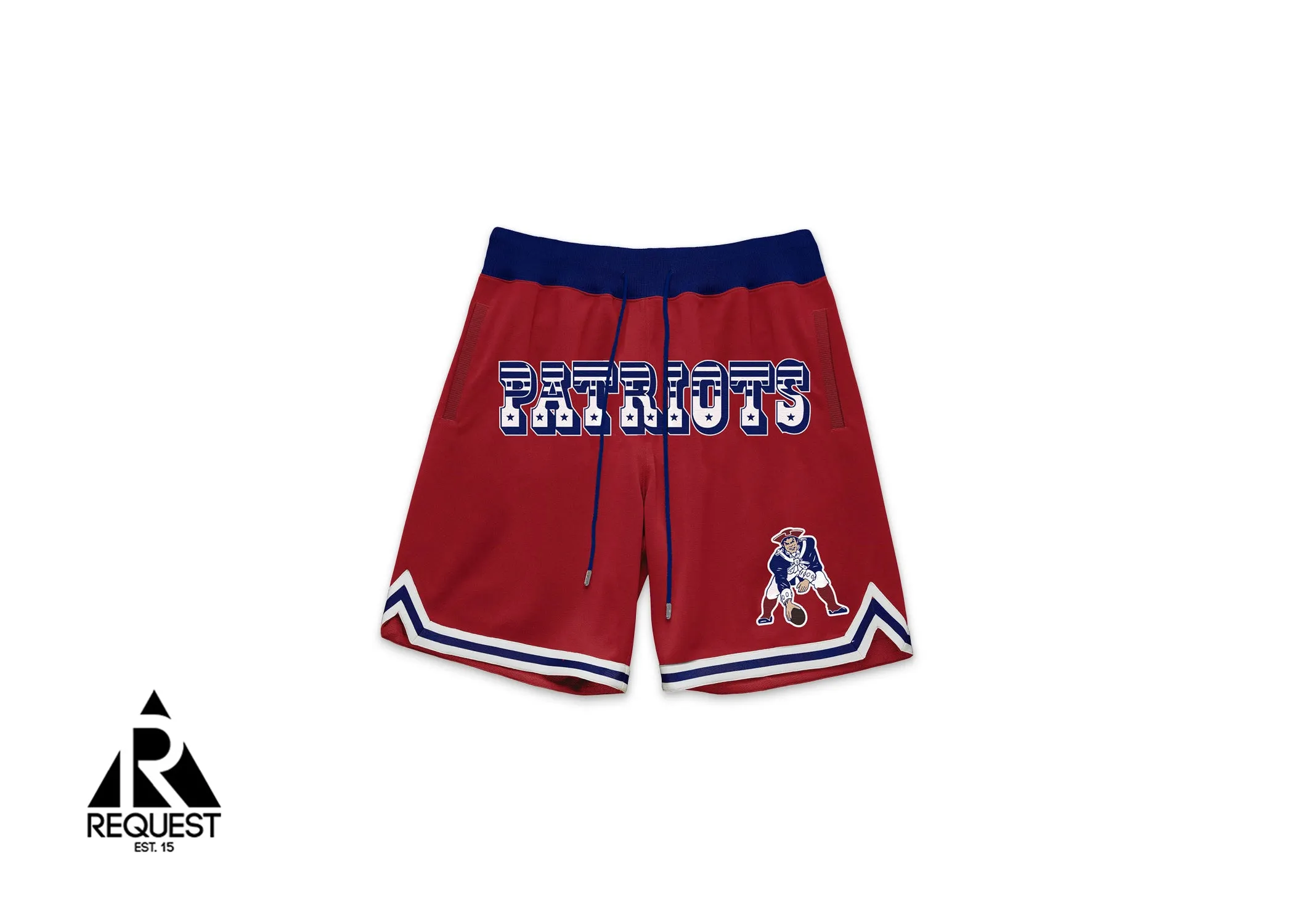 New England Patriots Gold Rush Shorts "Mitchell & Ness Red"