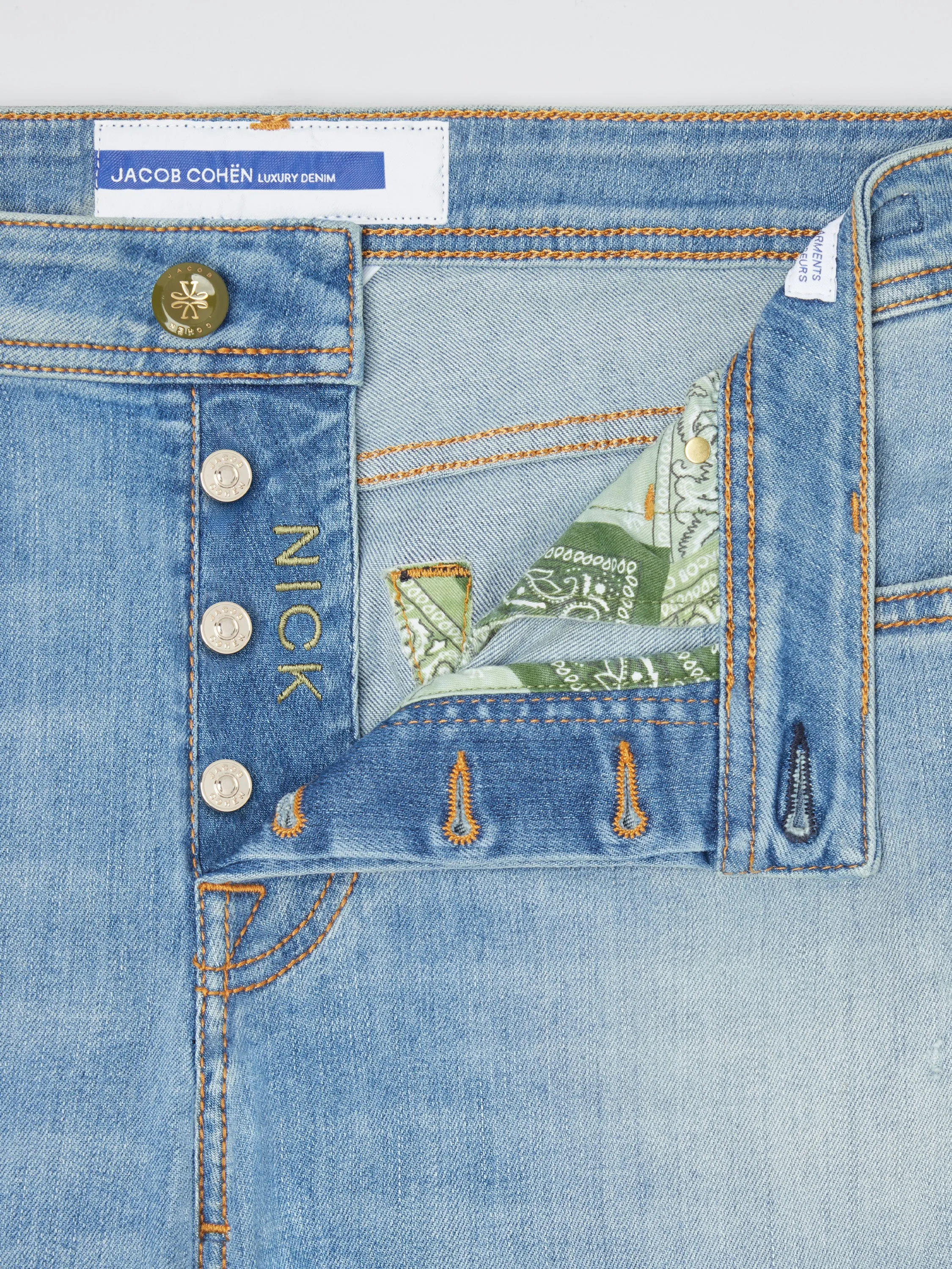 Nick Super Stretch Light Blue Jeans