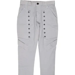 NWT $250 Theory Theyskens's Powa Cropped Pants NoveltyJ eans Light Blue