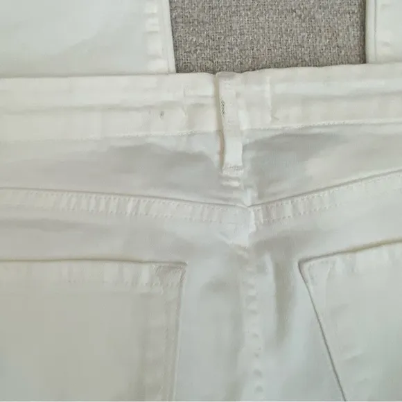 NWT Frame Denim Le Low Rise Skinny Jeans Size 26 in White Blanc Stretch NEW