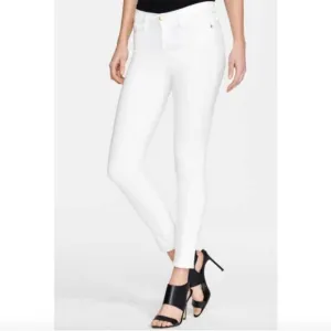 NWT Frame Denim Le Low Rise Skinny Jeans Size 26 in White Blanc Stretch NEW