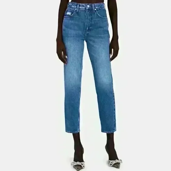 NWT - FRAME High N Tight Taper Straight Cropped Jeans