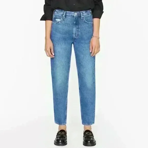 NWT - FRAME High N Tight Taper Straight Cropped Jeans