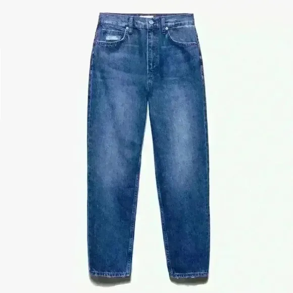 NWT - FRAME High N Tight Taper Straight Cropped Jeans