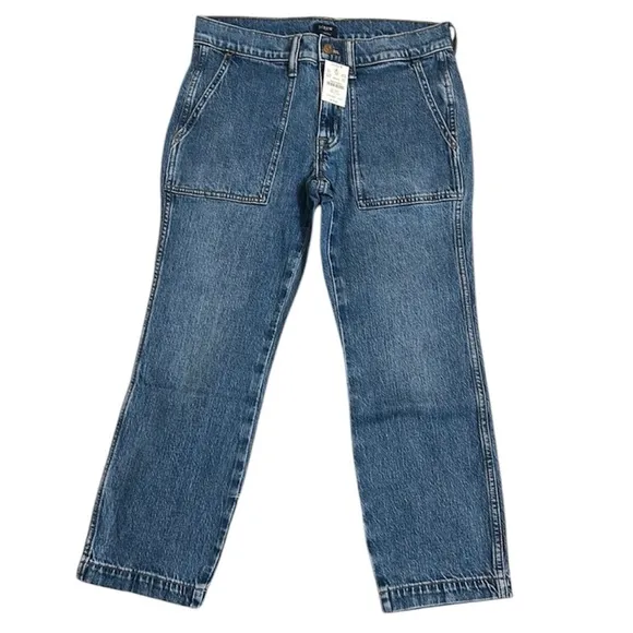 NWT J. Crew Cropped Jeans Size 27P