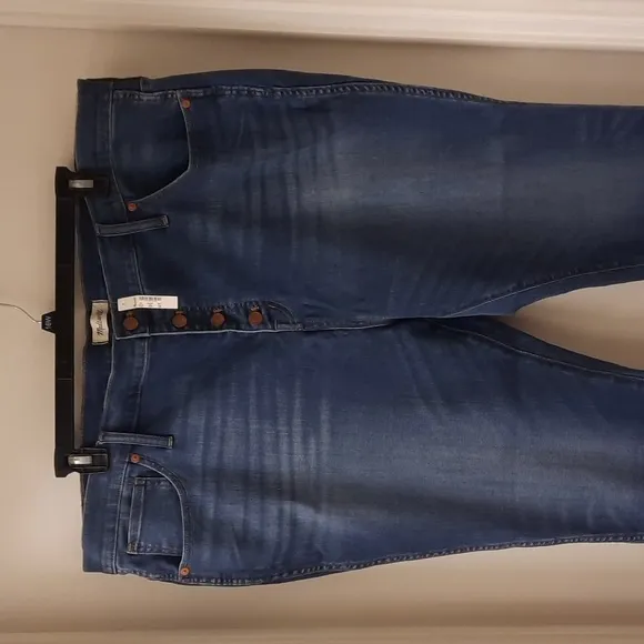 NWT, Madewell 10&quot; High-Rise Skinny Crop Curvy Jeans