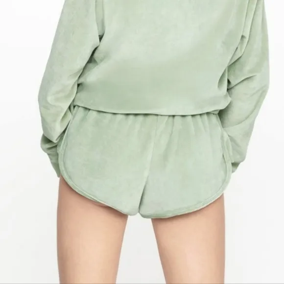 NWT MIKOH x Free People Wasabi Green Luca Dolphin Shorts