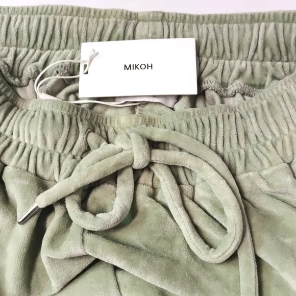 NWT MIKOH x Free People Wasabi Green Luca Dolphin Shorts