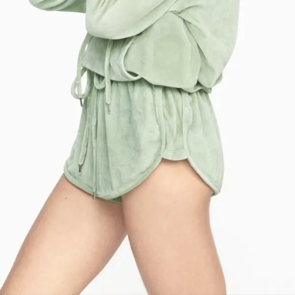 NWT MIKOH x Free People Wasabi Green Luca Dolphin Shorts