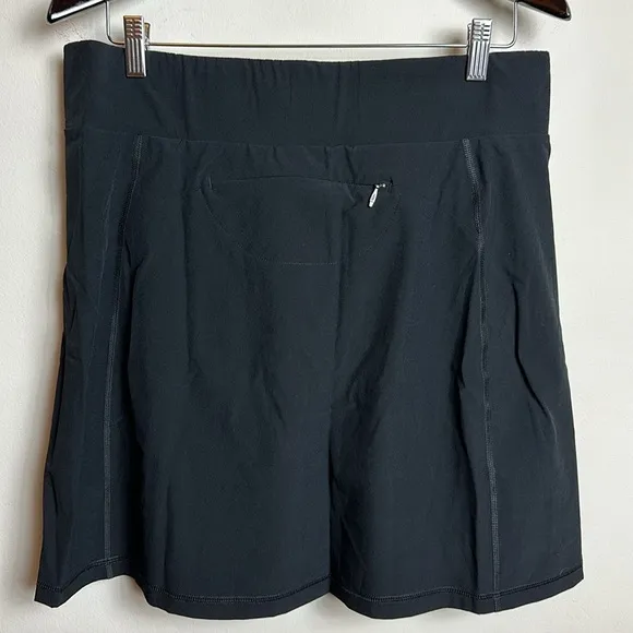 NWT Smartwool Cortina Active Wool Shorts Black Skort Size XL