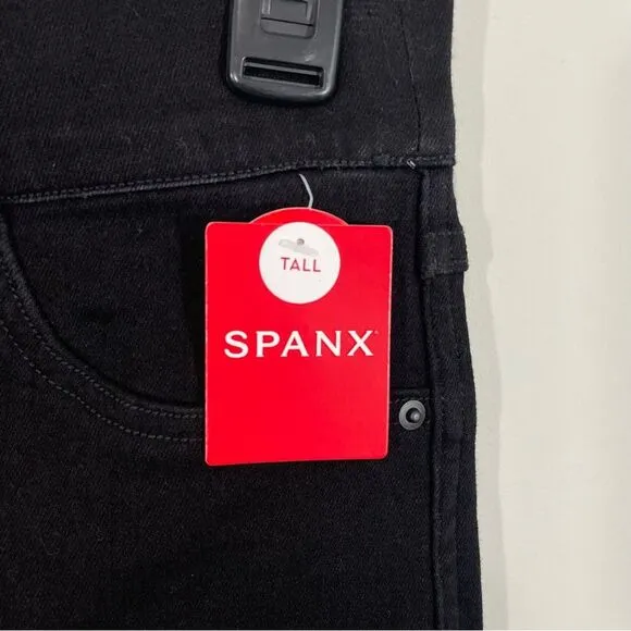NWT SPANX 20278T Black Ankle Skinny Jeans Size XS Tall