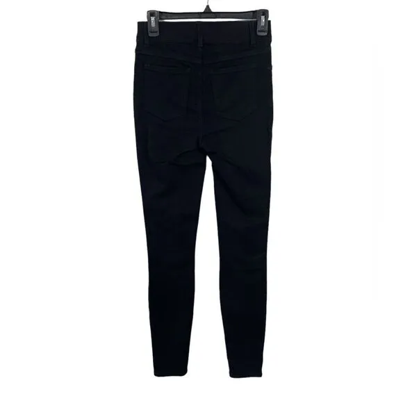 NWT SPANX 20278T Black Ankle Skinny Jeans Size XS Tall