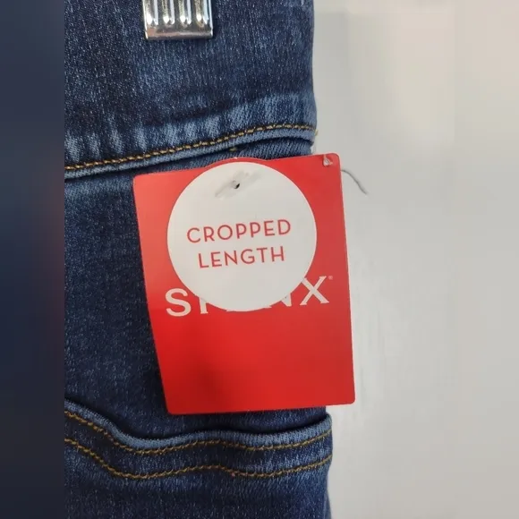 NWT Spanx Cropped Flare Pull On Jeans Small