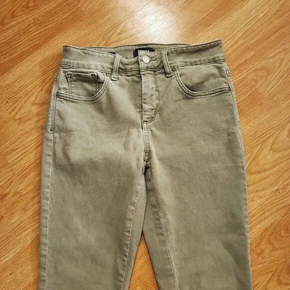 NYDJ Ami Skinny Ankle Jeans sz 2 in Green.