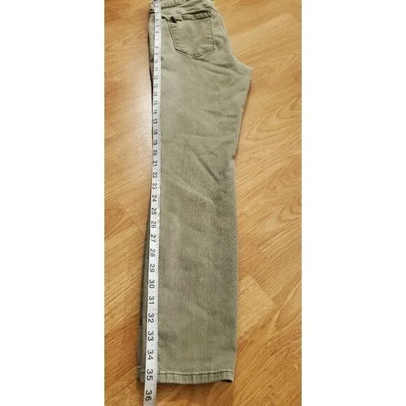 NYDJ Ami Skinny Ankle Jeans sz 2 in Green.