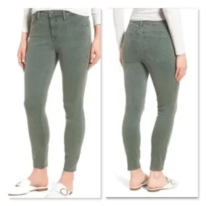 NYDJ Ami Skinny Ankle Jeans sz 2 in Green.