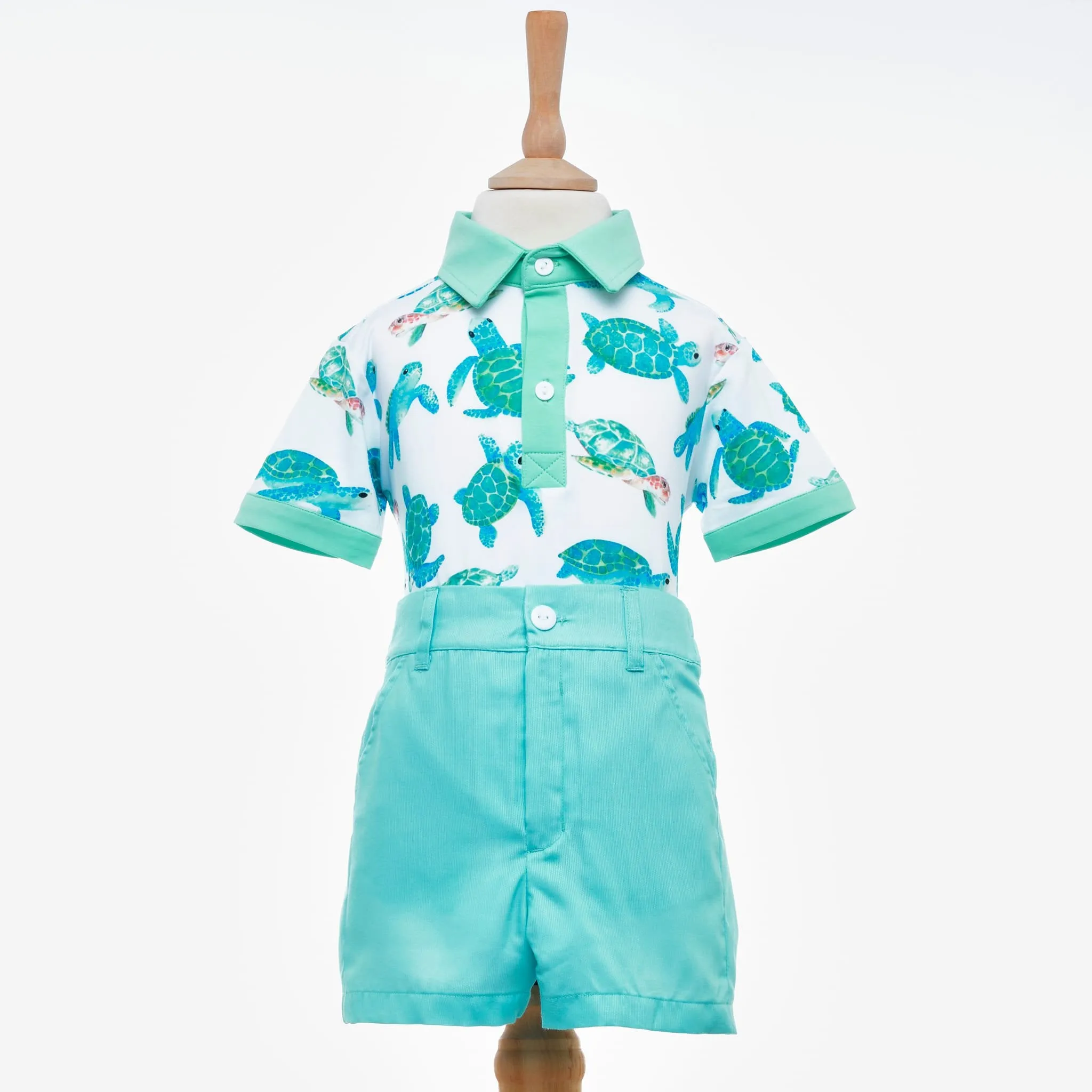 Ocean Baby Boys Shorts Set - Sea Turtle (6m-8yrs)