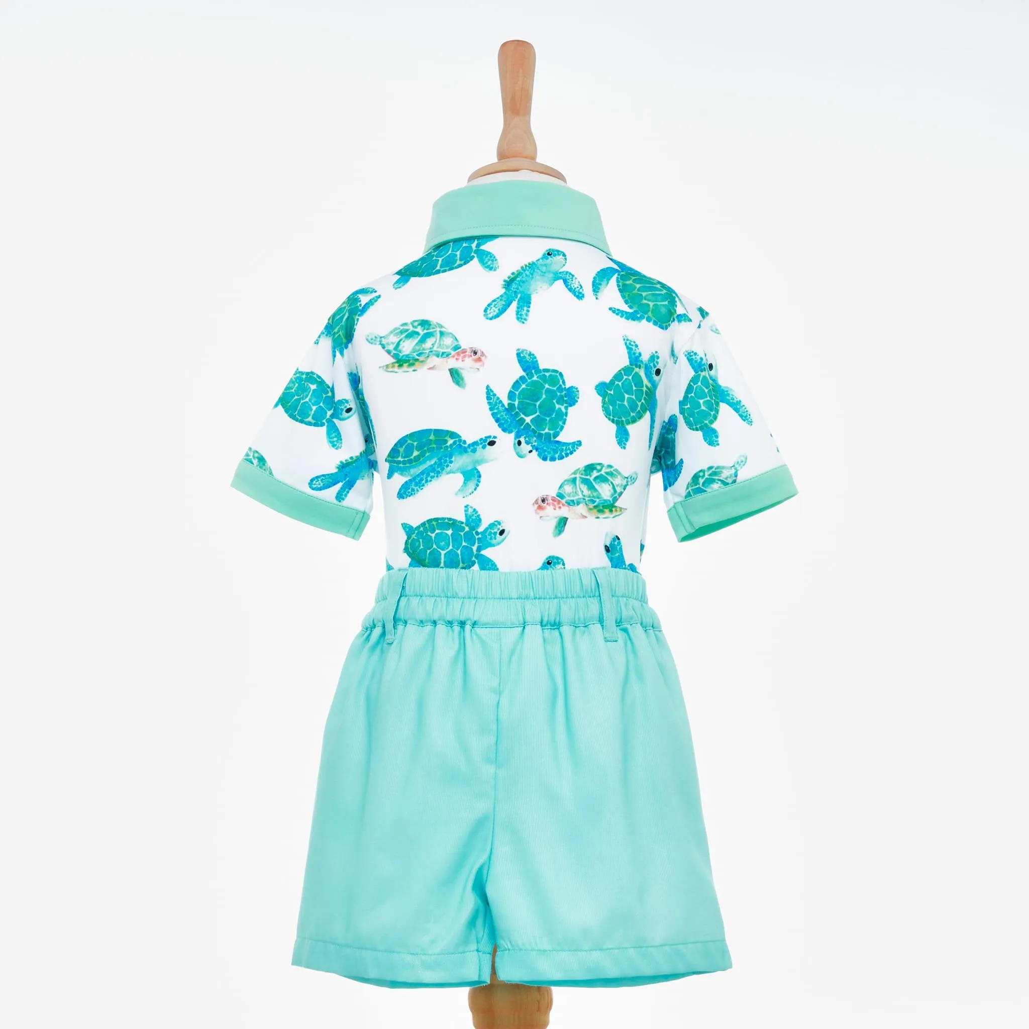 Ocean Baby Boys Shorts Set - Sea Turtle (6m-8yrs)