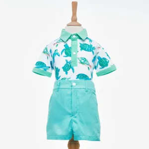 Ocean Baby Boys Shorts Set - Sea Turtle (6m-8yrs)