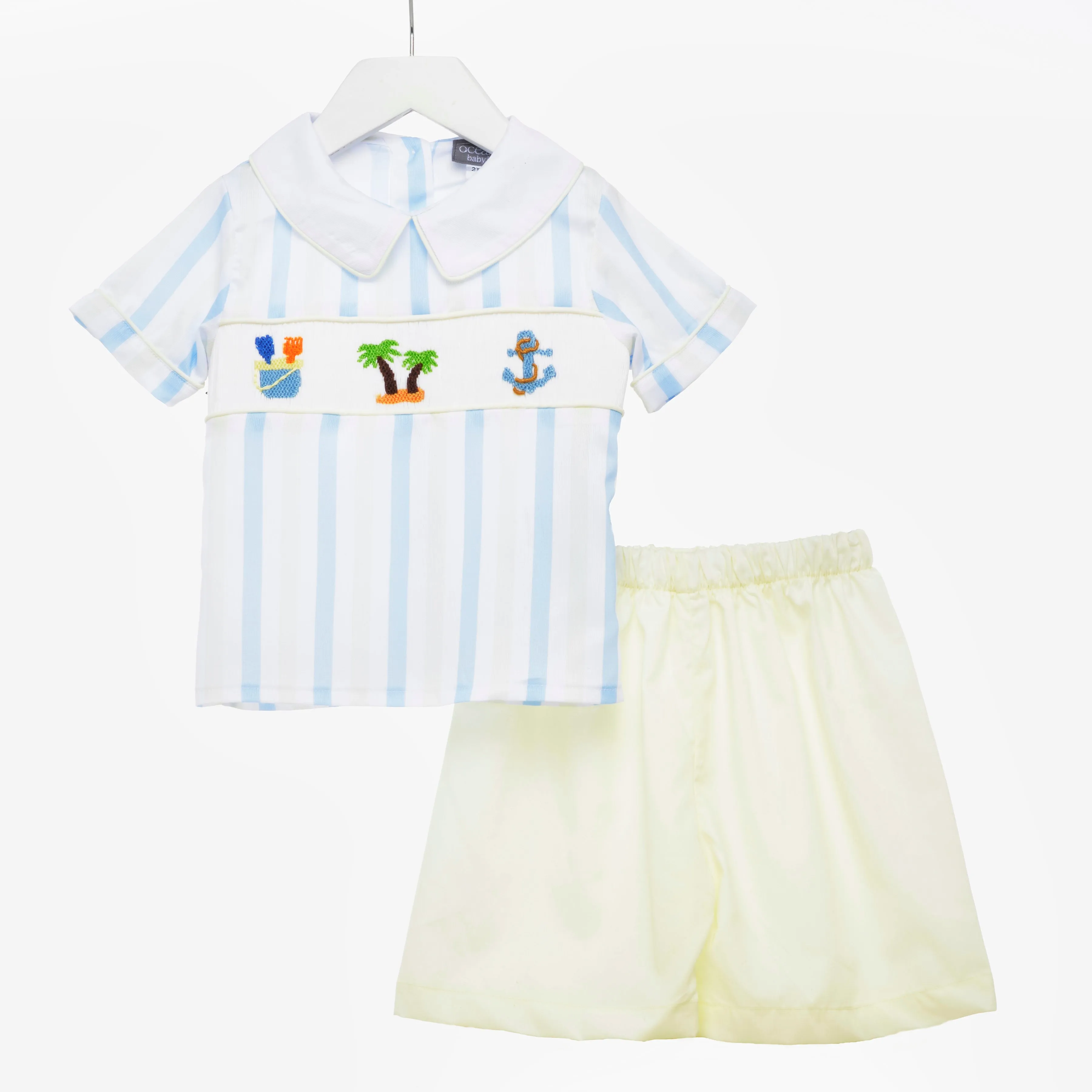 Ocean Baby Two Piece Tropical Smocked Set (3M-6Yrs)