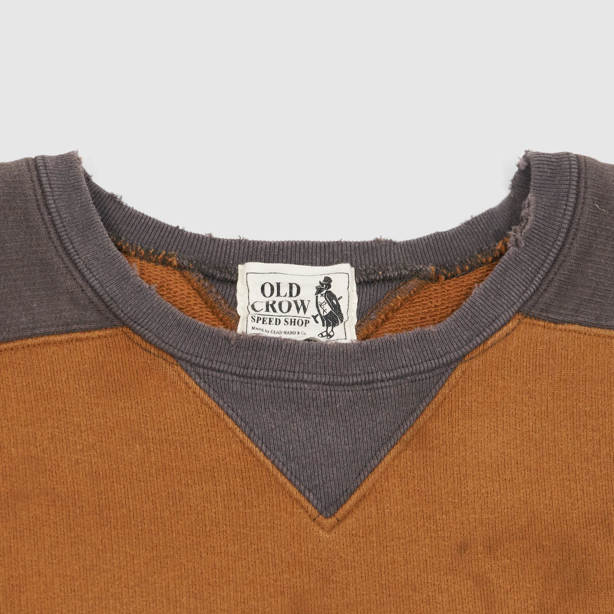 Old Crow Speed Shop by Glad Hand Racers Crew neck Sweat Shirt