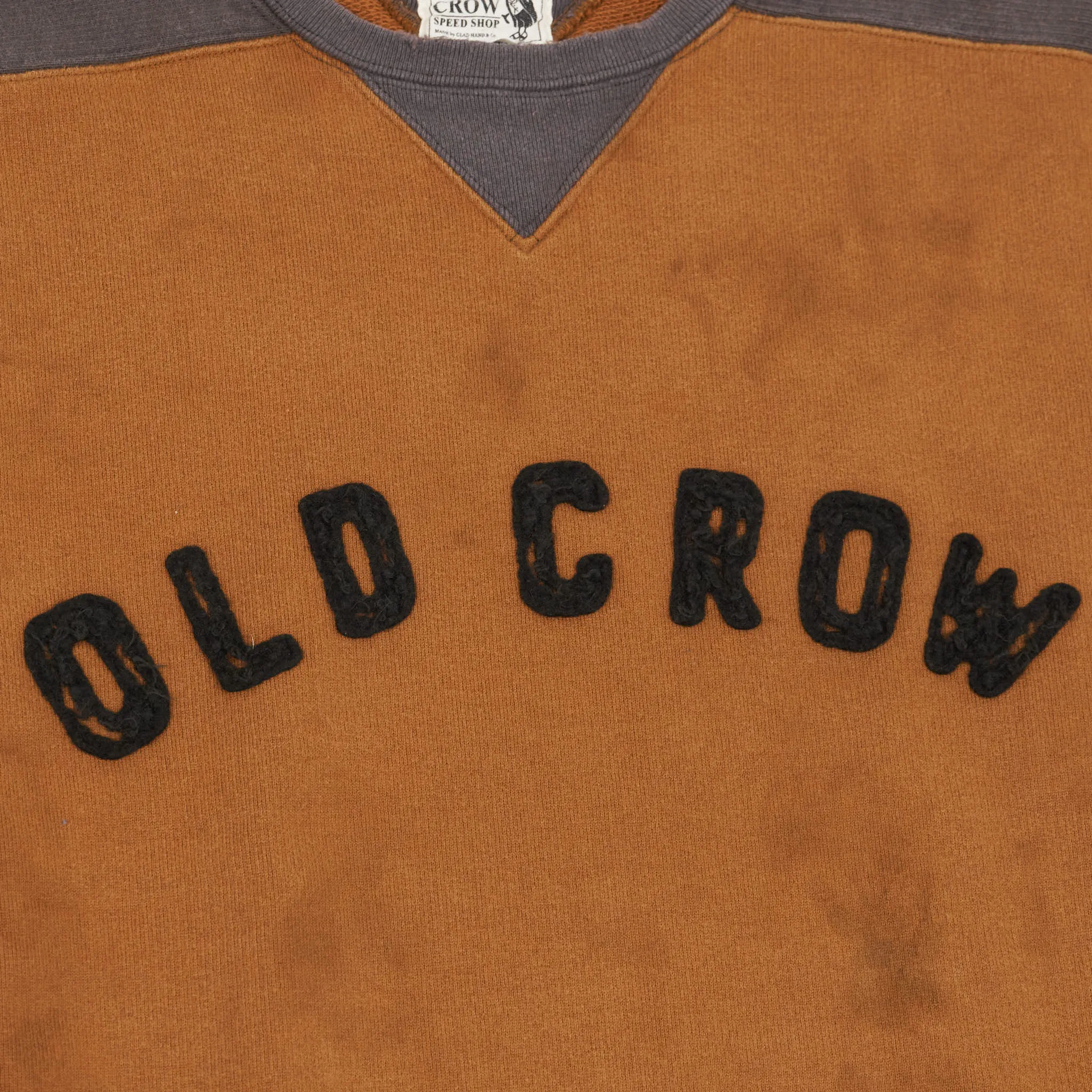 Old Crow Speed Shop by Glad Hand Racers Crew neck Sweat Shirt