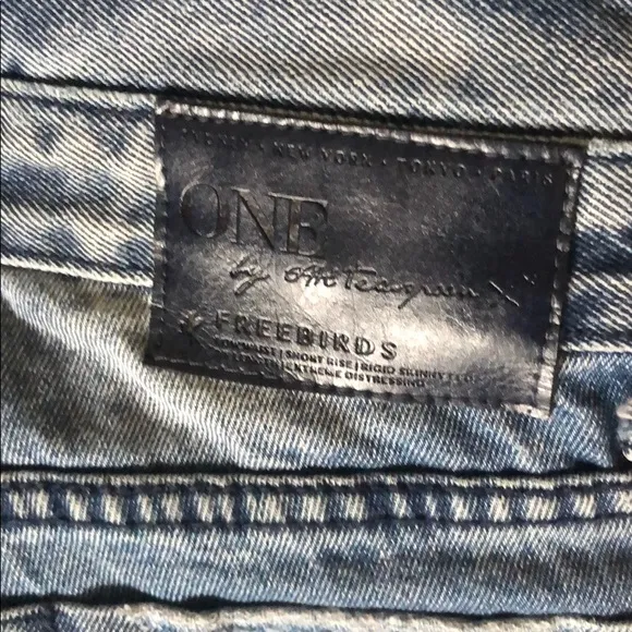 ONE TEASPOON Freebirds Step Waist Destroyed Jeans
