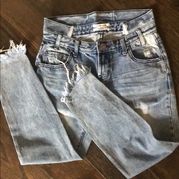 ONE TEASPOON Freebirds Step Waist Destroyed Jeans