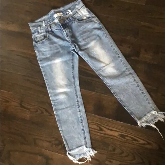 ONE TEASPOON Freebirds Step Waist Destroyed Jeans
