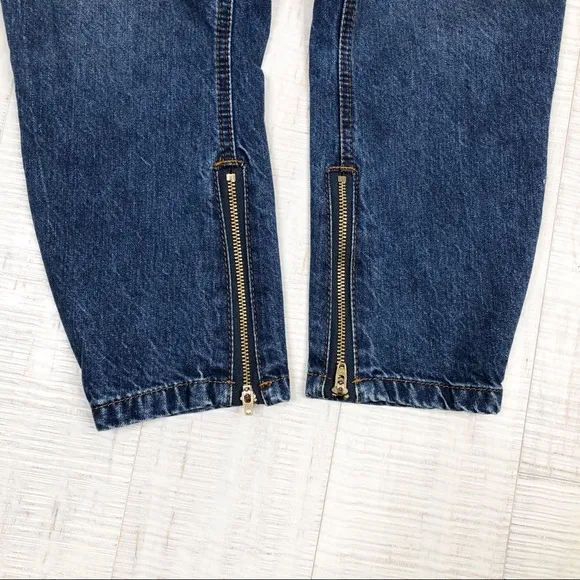 One Teaspoon Jeans Bad Seed Cropped Baggy Size 24