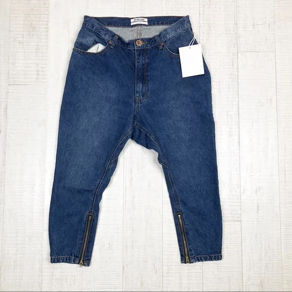 One Teaspoon Jeans Bad Seed Cropped Baggy Size 24