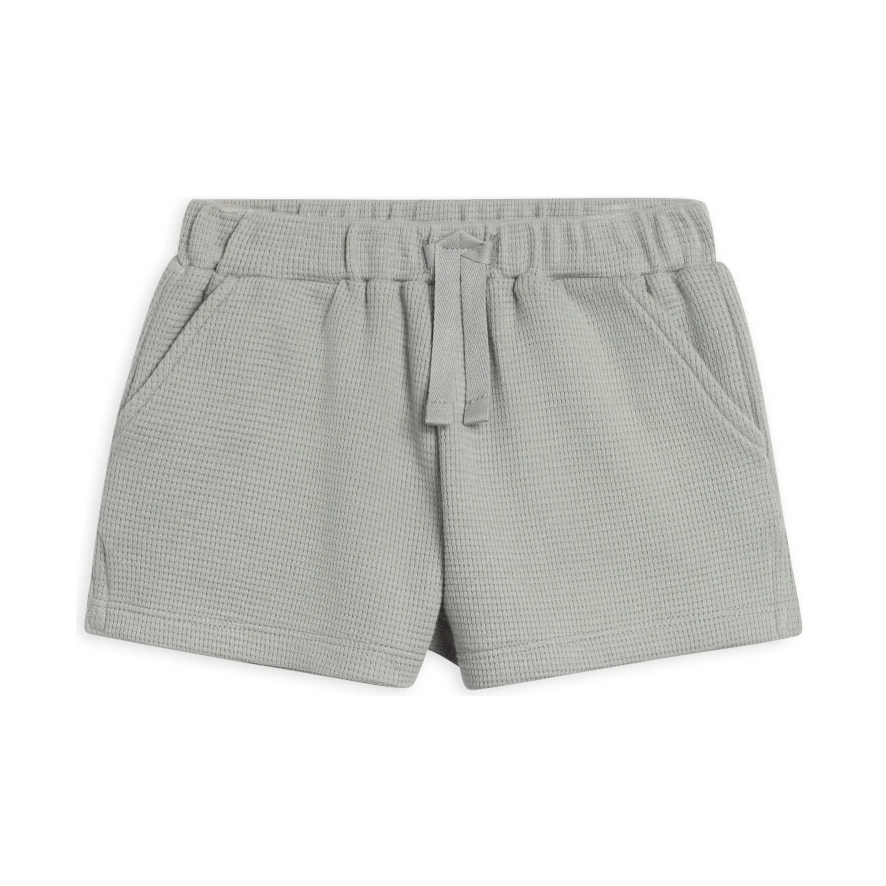 Organic Baby & Kids Avery Waffle Short - Mist
