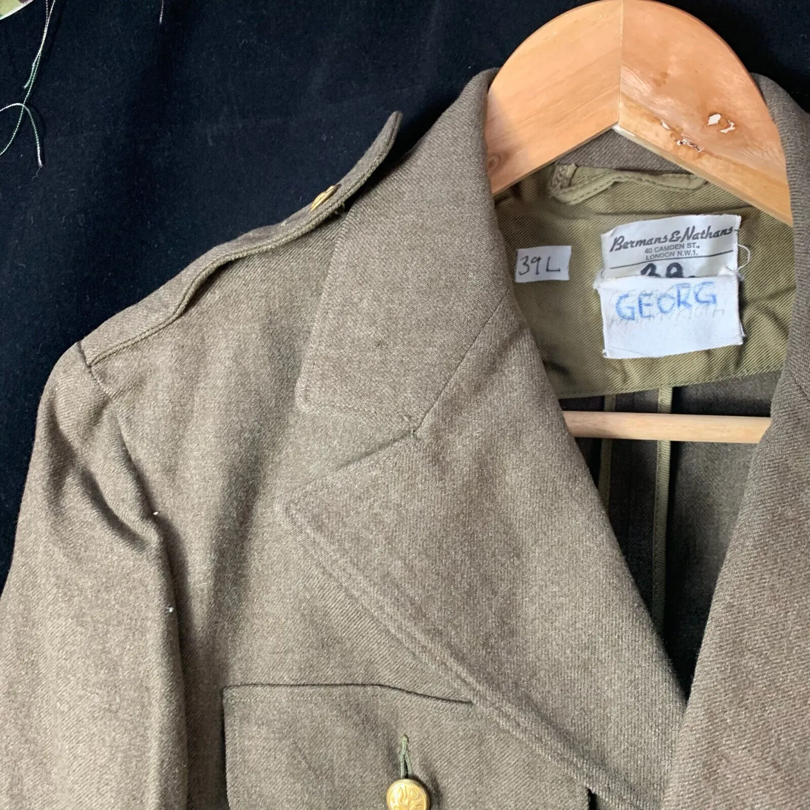 Original WW2 US Army Class A Dress Jacket 1942 - Private Ryan Prop - 39" Large