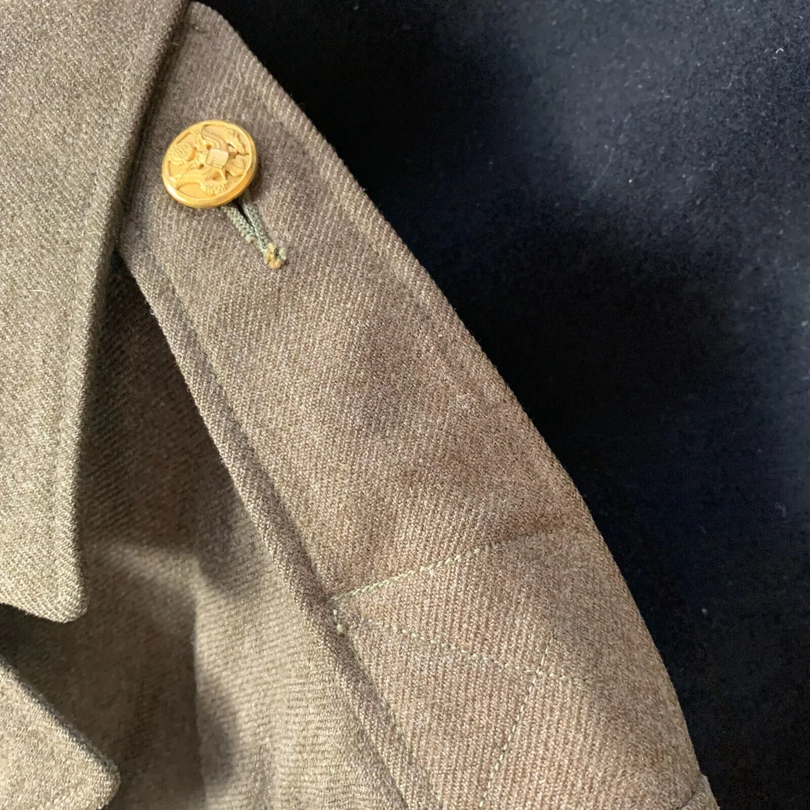 Original WW2 US Army Class A Dress Jacket 1942 - Private Ryan Prop - 39" Large